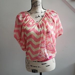 Rue21 Chevron Spring Blouse